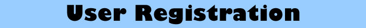 User Registration